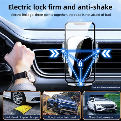 C5 Car Air Vent Phone Mount Wireless Phone Charger Cell Phone Bracket