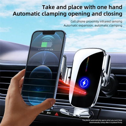 C5 Car Air Vent Phone Mount Wireless Phone Charger Cell Phone Bracket