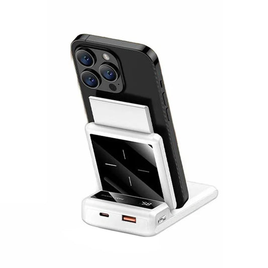 CS500 Wireless Portable Charger 10000mAh Power Bank Foldable Holder