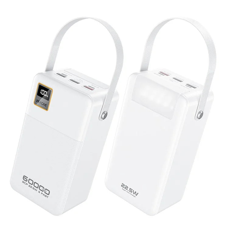 WEKOME wp-73 60000mAh Power Bank Portable 22.5W Fast Charger Battery Pack