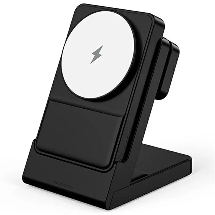 YF-P7 Watch / Earphone / Cellphone 3-in-1 Charging Stand Detachable 15W Magnetic Wireless Charger Power Bank