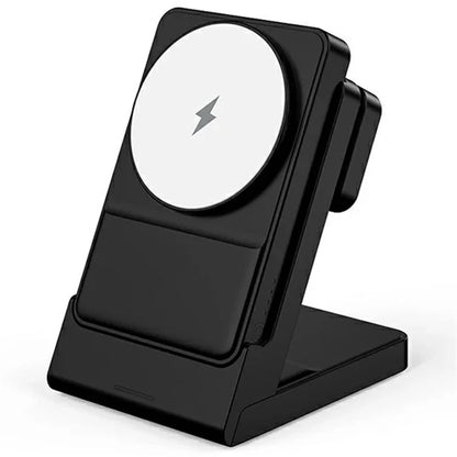 YF-P7 Watch / Earphone / Cellphone 3-in-1 Charging Stand Detachable 15W Magnetic Wireless Charger Power Bank