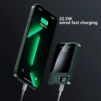 W-146 22.5W 10000mAh Power Bank Magnetic Wireless Charger Phone External Battery Pack