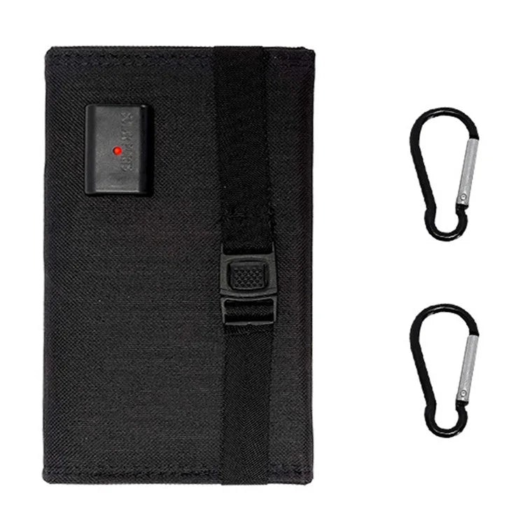 10W 5V Portable Outdoor Solar Power Supply 5 Folding Solar Panels Phone Charging Device, No Cable