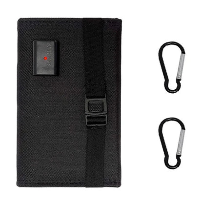 10W 5V Portable Outdoor Solar Power Supply 5 Folding Solar Panels Phone Charging Device, No Cable