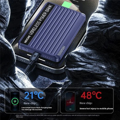 WEKOME WP-81 Gen3 Ultra-Thin 15W Magnetic Wireless Fast Charging Power Bank 10000mAh