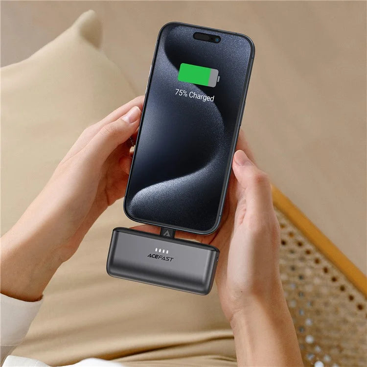 ACEFAST M9-5000 PD 20W Fast Charging 5000mAh Power Bank Battery with Foldable USB-C Plug