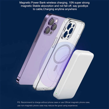 PB23 For iPhone 15 / 14 / 13 / 12 Series Magnetic Wireless Power Bank 5000mAh PD 22.5W Portable Phone Charger