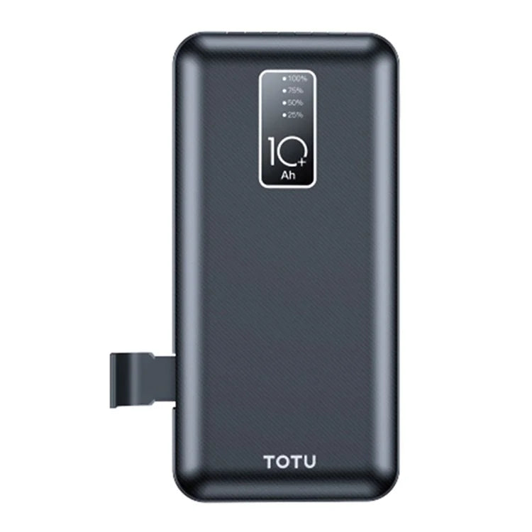 TOTU CPBL-06 Versatile Series II 10000mAh Phone Holder Power Bank Phone External Battery with Built-in Cables