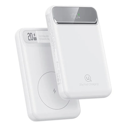 USAMS US-CD214 PB72 PD 20W + QC3.0 Dual Port Power Bank 10000mAh Portable Magnetic Wireless Charger Battery Pack