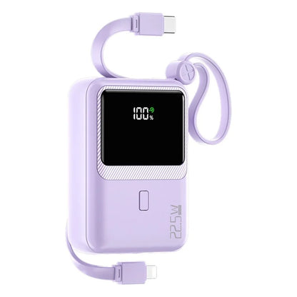 ZUZG ZP-J45X 22.5W+PD 20W Cabled Super Fast Charging Power Bank 10000mAh Portable Phone Charger