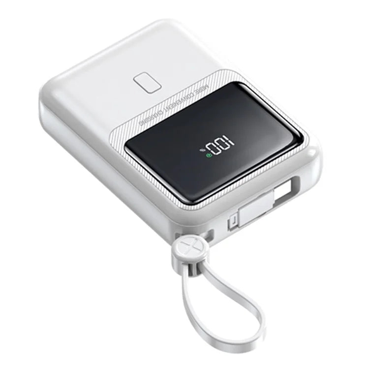 ZUZG ZP-J45X 22.5W+PD 20W Cabled Super Fast Charging Power Bank 10000mAh Portable Phone Charger
