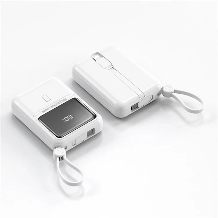 ZUZG ZP-J45X 22.5W+PD 20W Cabled Super Fast Charging Power Bank 10000mAh Portable Phone Charger