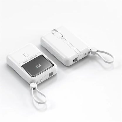 ZUZG ZP-J45X 22.5W+PD 20W Cabled Super Fast Charging Power Bank 10000mAh Portable Phone Charger