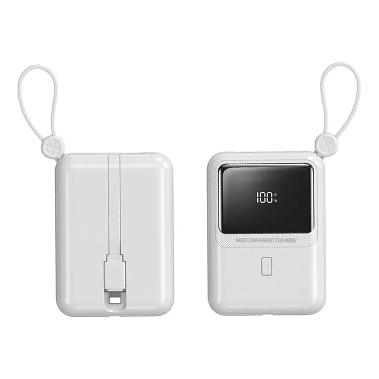 ZUZG ZP-J45X 22.5W+PD 20W Cabled Super Fast Charging Power Bank 10000mAh Portable Phone Charger
