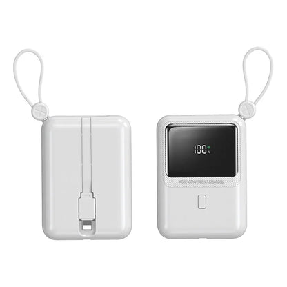 ZUZG ZP-J45X 22.5W+PD 20W Cabled Super Fast Charging Power Bank 10000mAh Portable Phone Charger