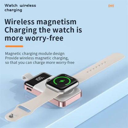 C06 For Apple Watch 2000mAh Portable Magnetic Wireless Charger Power Bank