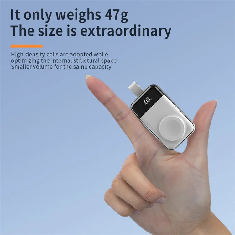 C06 For Apple Watch 2000mAh Portable Magnetic Wireless Charger Power Bank