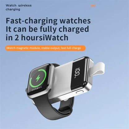C06 For Apple Watch 2000mAh Portable Magnetic Wireless Charger Power Bank