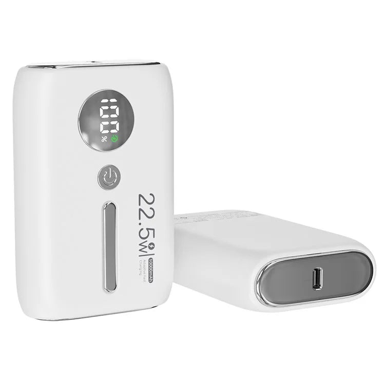 ROISKIN K0093 10000mAh Portable Power Bank Digital Display Cell Phone External Battery Pack