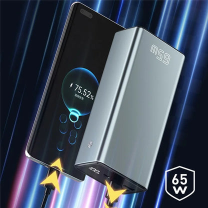 T146LP 30000mAh 65W PD Fast Charging Power Bank Phone Charger External Battery