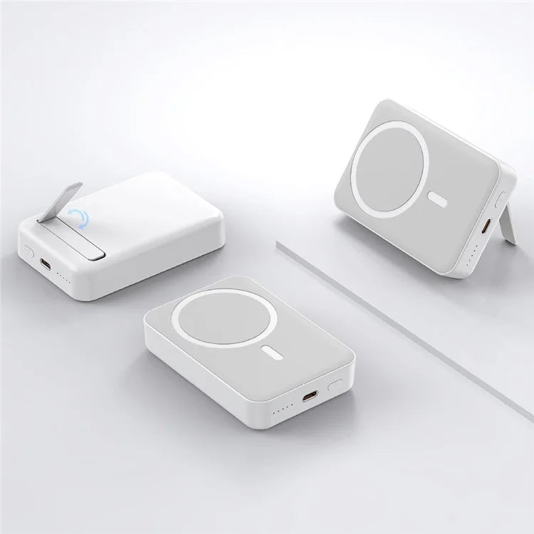 T156P PD 20W 10000mAh Power Bank 15W Magnetic Wireless Charging Charger with Kickstand