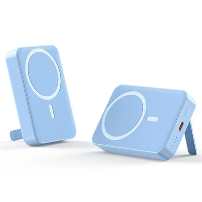 T156P PD 20W 10000mAh Power Bank 15W Magnetic Wireless Charging Charger with Kickstand