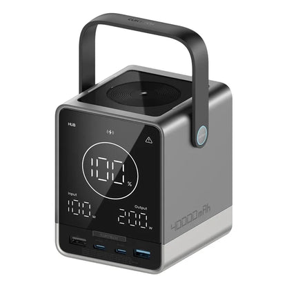 CUKTECH P01 40000mAh Power Bank with 2 USB+2 Type-C, 300W MAX P+Series Portable Phone Charger External Battery (No. 30)