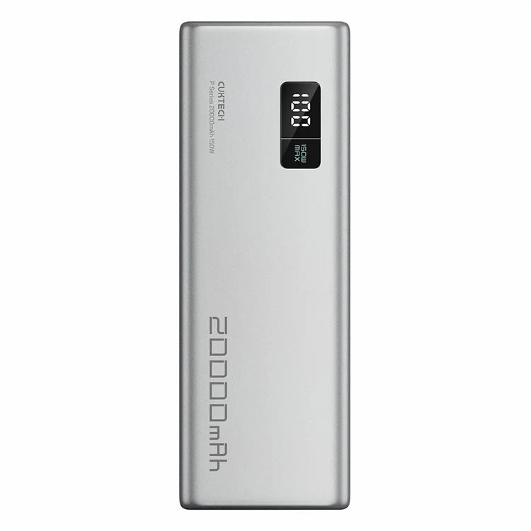 CUKTECH PB200P 150W Cell Phone Power Bank No. 15 P+Series 20000mAh Portable Phone Charger with 2 Type-C+1USB Ports