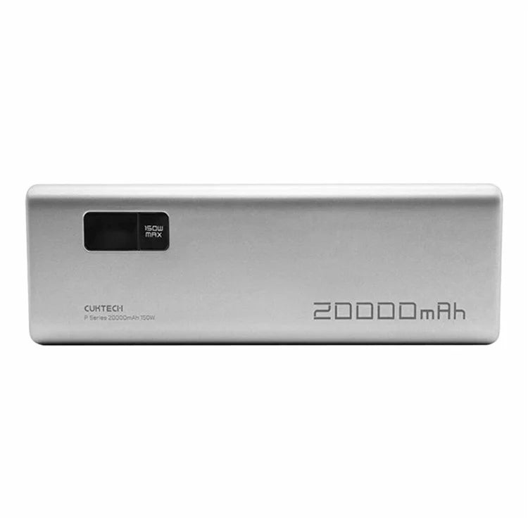 CUKTECH PB200P 150W Cell Phone Power Bank No. 15 P+Series 20000mAh Portable Phone Charger with 2 Type-C+1USB Ports
