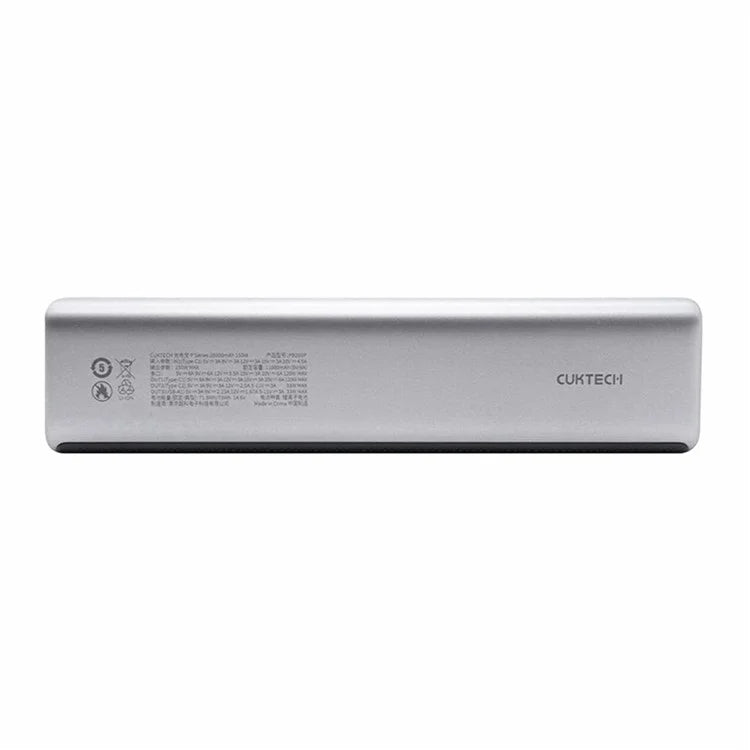 CUKTECH PB200P 150W Cell Phone Power Bank No. 15 P+Series 20000mAh Portable Phone Charger with 2 Type-C+1USB Ports