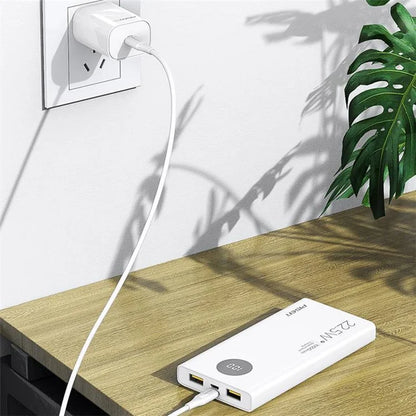 PISEN TS-D314 Digital Display 22.5W Power Bank 10500mAh PD 20W Portable Charger for Cell Phones
