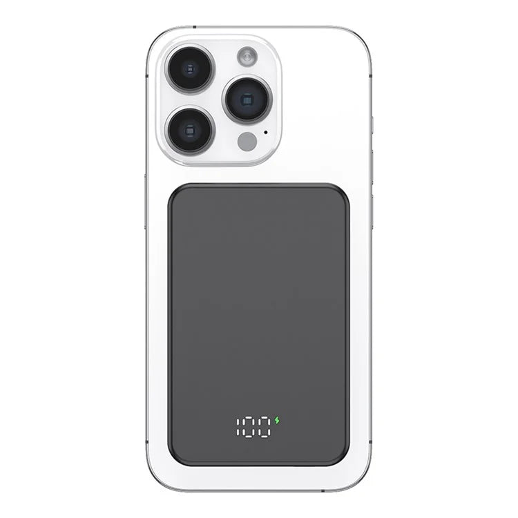 C10 Portable 15W Magnetic Wireless Charger 5000mAh Aluminum Alloy Power Bank