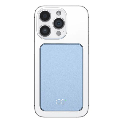 C10 10000mAh Aluminum Alloy Power Bank Portable 15W Magnetic Wireless Charger