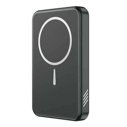 C10 10000mAh Aluminum Alloy Power Bank Portable 15W Magnetic Wireless Charger