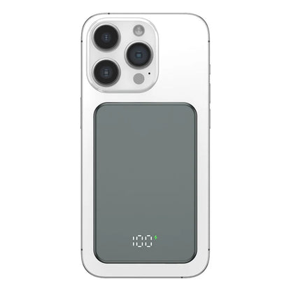 C10 10000mAh Aluminum Alloy Power Bank Portable 15W Magnetic Wireless Charger