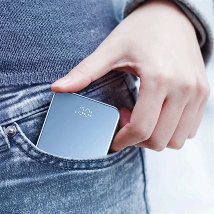 C10 10000mAh Aluminum Alloy Power Bank Portable 15W Magnetic Wireless Charger