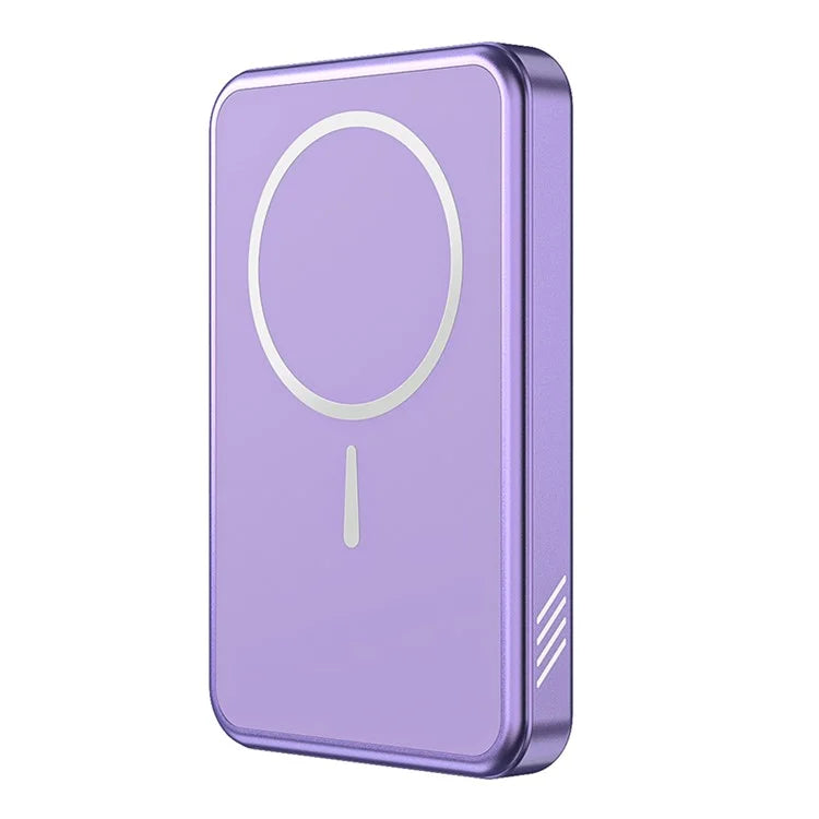 C10 10000mAh Aluminum Alloy Power Bank Portable 15W Magnetic Wireless Charger