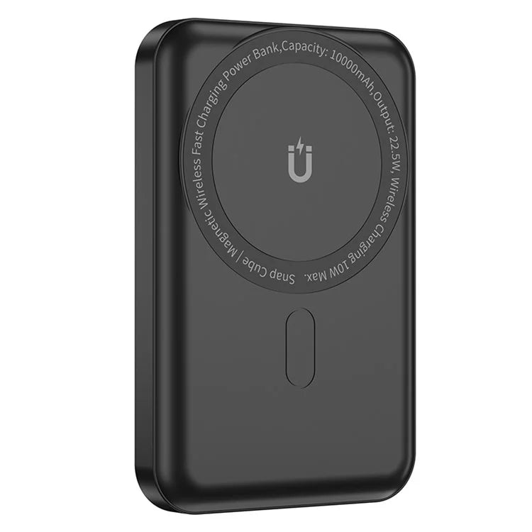 WIWU SC10000WHT Snap Cube Power Bank 10000mAh Magnetic Phone Battery Charger for iPhone 12-15 Series