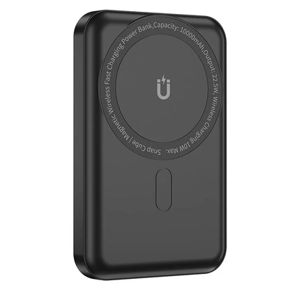 WIWU SC10000WHT Snap Cube Power Bank 10000mAh Magnetic Phone Battery Charger for iPhone 12-15 Series