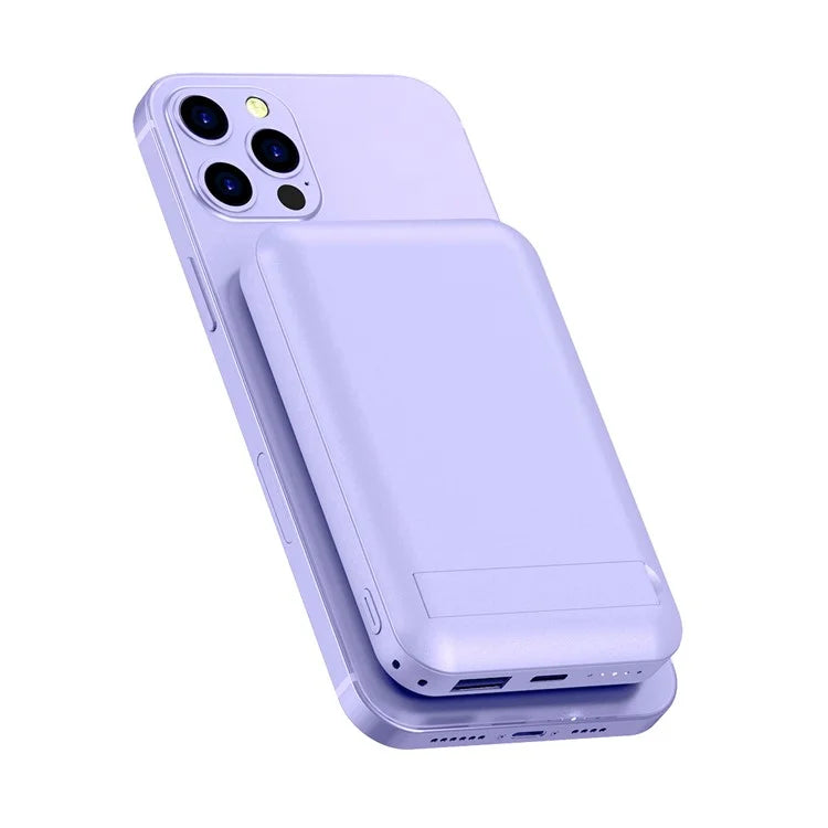 WIWU SC10000WHT Snap Cube Power Bank 10000mAh Magnetic Phone Battery Charger for iPhone 12-15 Series