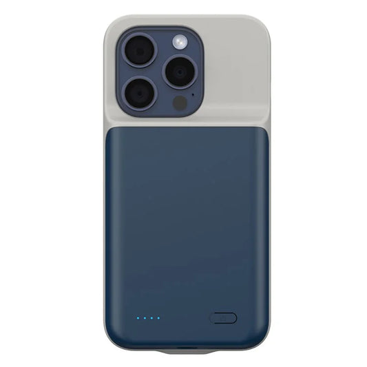 T43 Battery Case for iPhone 15 Pro Max 6800mAh Portable Backup Power Bank Protective Charging Case