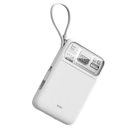 WIWU Wi-P016 10000mAh Magnetic Power Bank 22.5W Fast Charging Phone Battery Charger with Cable