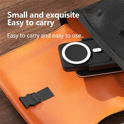 C15 5000mAh Magnetic Power Bank Phone Watch Earphone Wireless Charging Stand