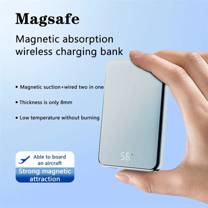 C10 Power Bank 20W Magnetic Wireless Charger 5000mAh Portable Charger Compatible with Magsafe