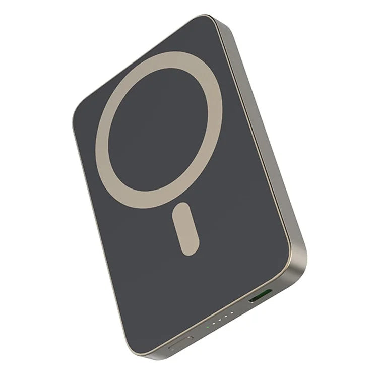 E61A For iPhone 15  /  14  /  13  /  12 Series Magnetic Wireless Phone Charger 5000mAh Ultra Thin Power Bank