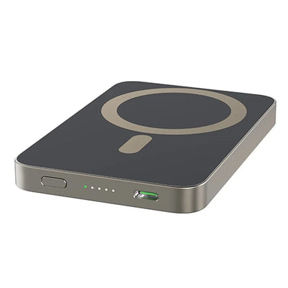 E61A For iPhone 15  /  14  /  13  /  12 Series Magnetic Wireless Phone Charger 5000mAh Ultra Thin Power Bank
