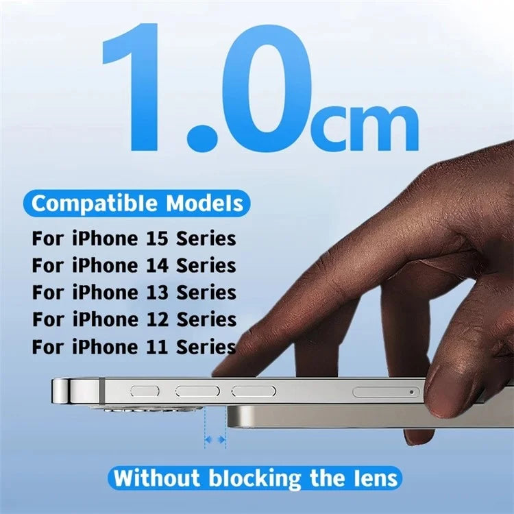 E61A For iPhone 15  /  14  /  13  /  12 Series Magnetic Wireless Phone Charger 5000mAh Ultra Thin Power Bank