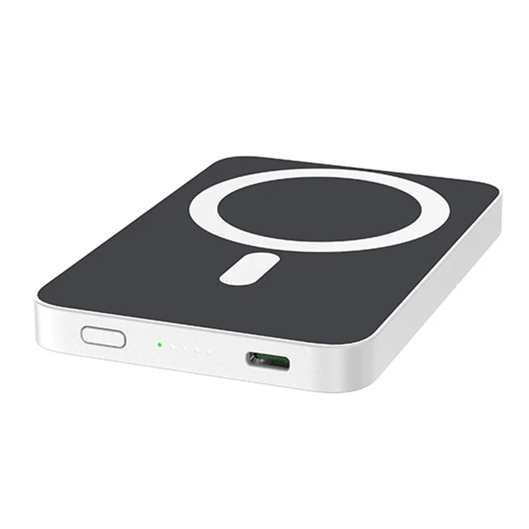 E61A For iPhone 15  /  14  /  13  /  12 Series Magnetic Wireless Phone Charger 5000mAh Ultra Thin Power Bank