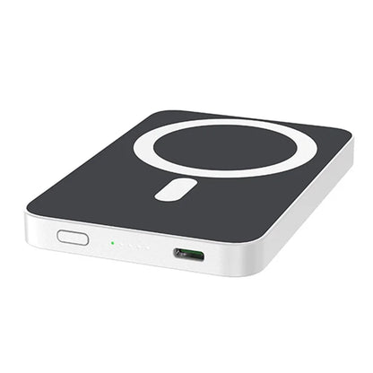 E61A For iPhone 15  /  14  /  13  /  12 Series Magnetic Wireless Phone Charger 5000mAh Ultra Thin Power Bank